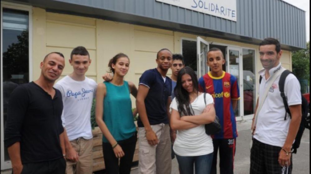 Les jeunes du quartier de la Reynerie &agrave; Toulouse qui vont partir pour Londres