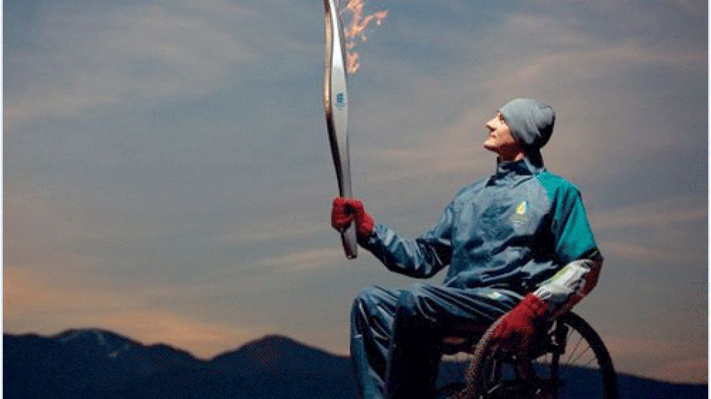 La flamme paralympique gagnera Londres le 22 ao&ucirc;t (Photo officielle de la d&eacute;l&eacute;gation canadienne pour les Jeux paralympiques d&#039;hiver 2010)