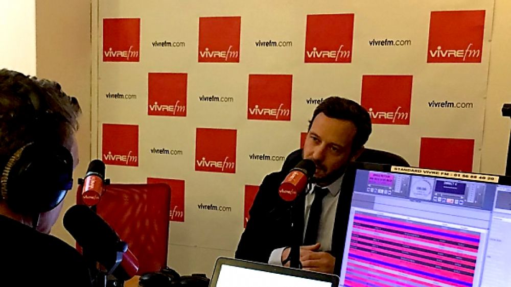 Adrien Taquet, en novembre 2017 sur Vivre FM