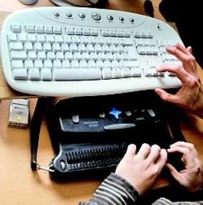 Photo clavier adapté au handicap